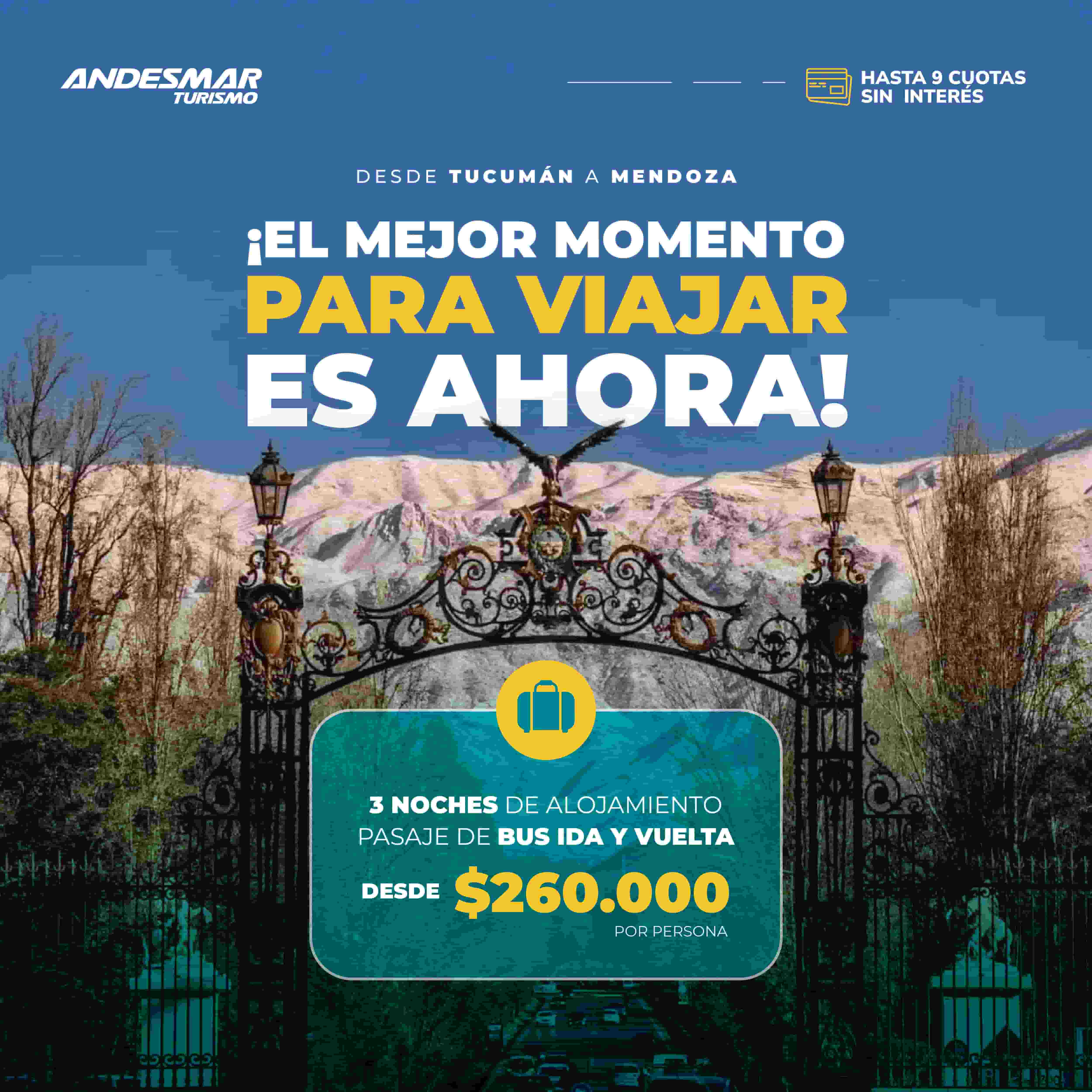 Mendoza desde Tucumán